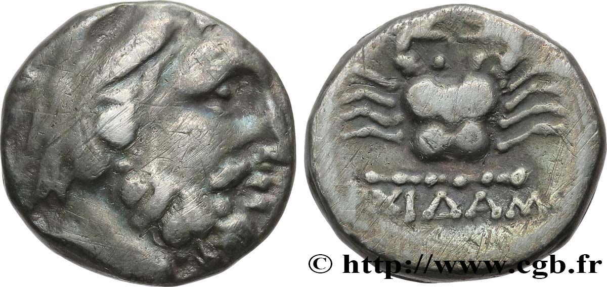 CARIA - ISLANDS OF CARIA - KOS Drachme XF