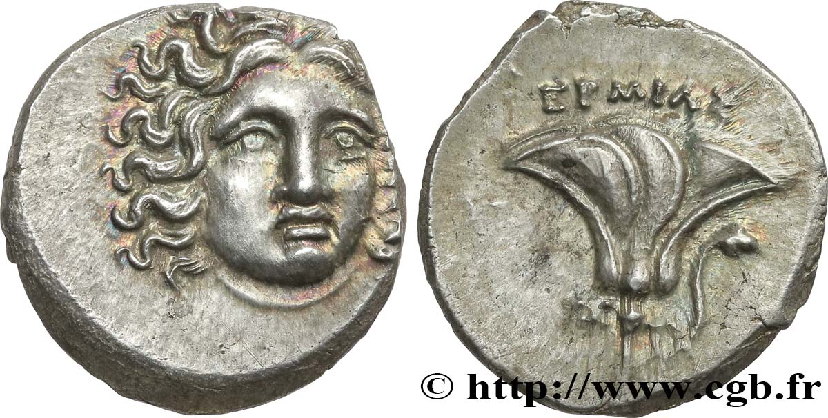 CARIA - CARIAN ISLANDS - PERAIA OF RHODES Drachme MS/MS