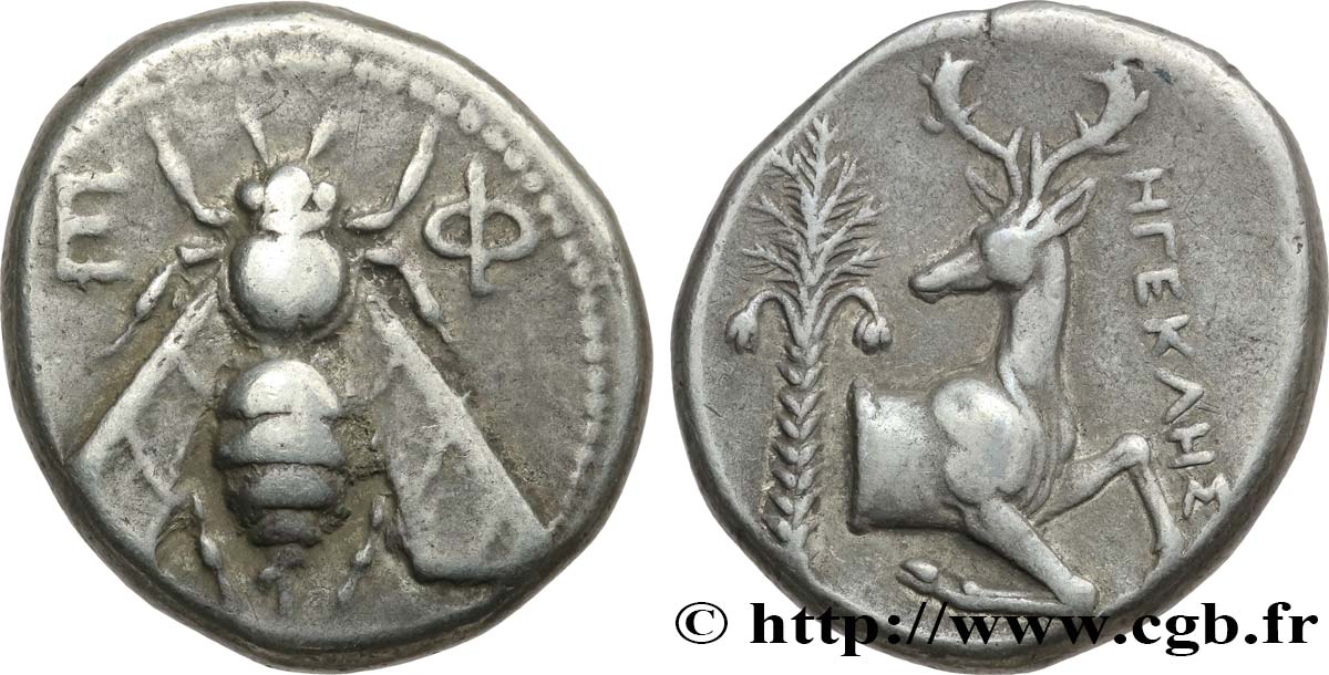 IONIA - EPHESUS Tétradrachme XF/AU