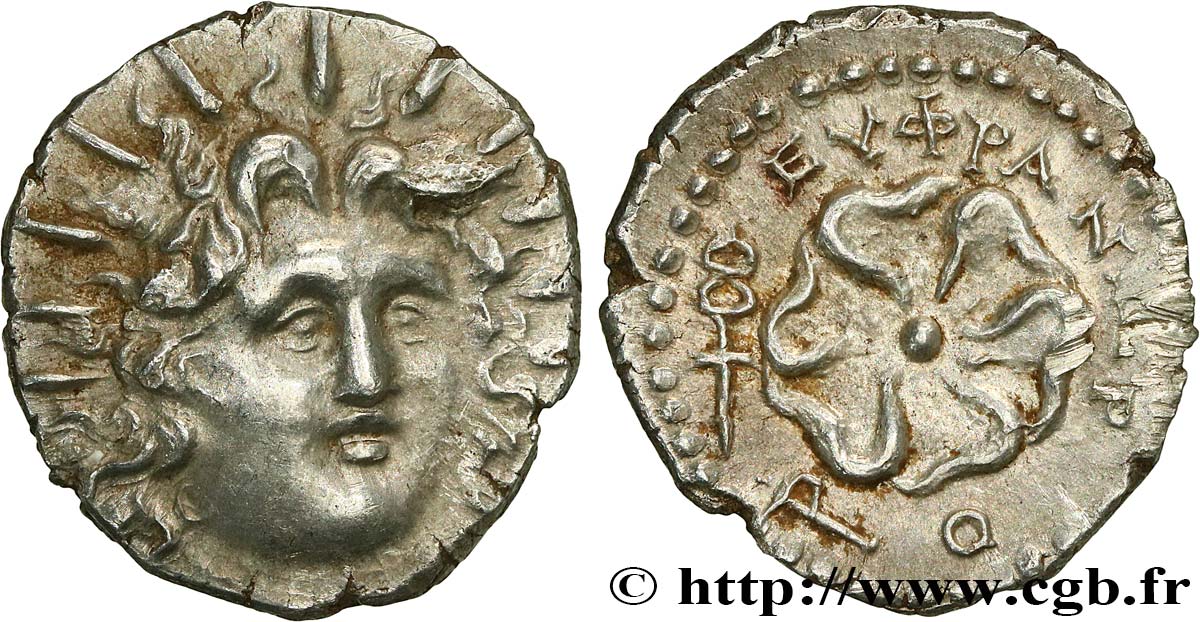 CARIA - CARIAN ISLANDS - RHODES Trihemidrachme AU