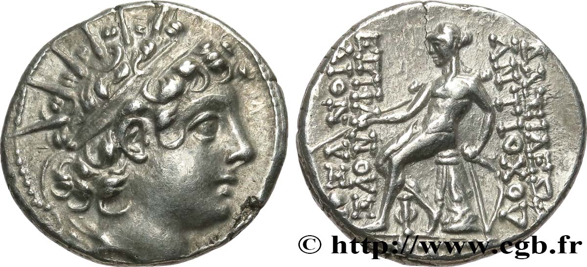 SYRIA - SELEUKID KINGDOM - ANTIOCHOS VI DIONYSOS Drachme MS