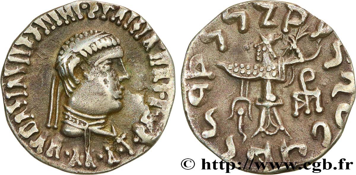 BACTRIA - BACTRIAN KINGDOM - APOLLODOTUS II Drachme AU/AU