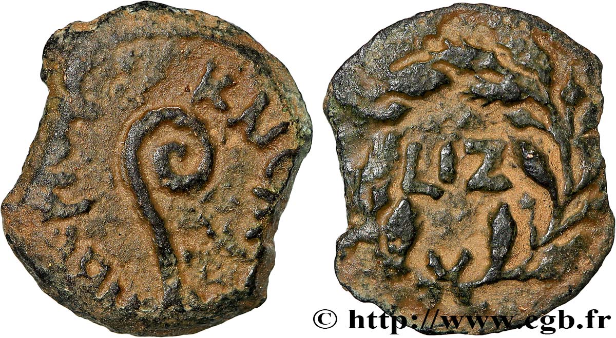 JUDAEA - ROMAN GOVERNORS Prutah XF