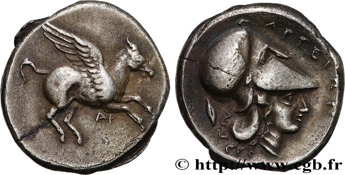 ACARNANIA - ARGOS AMPHILOCHICUM Statère ou Didrachme BB/q.SPL