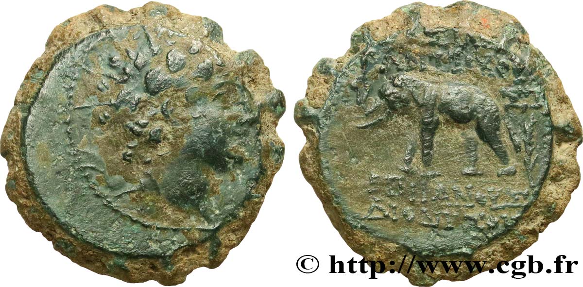 SYRIA - SELEUKID KINGDOM - ANTIOCHOS VI DIONYSOS Dichalque VF