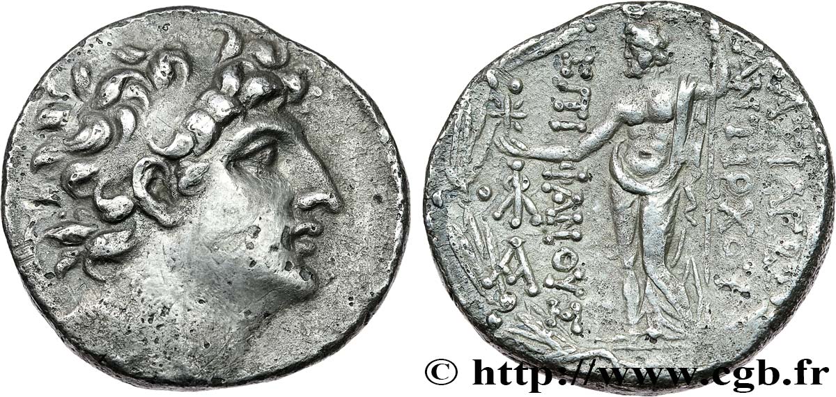 SYRIA - SELEUKID KINGDOM - ANTIOCHUS VIII GRYPUS Tétradrachme XF