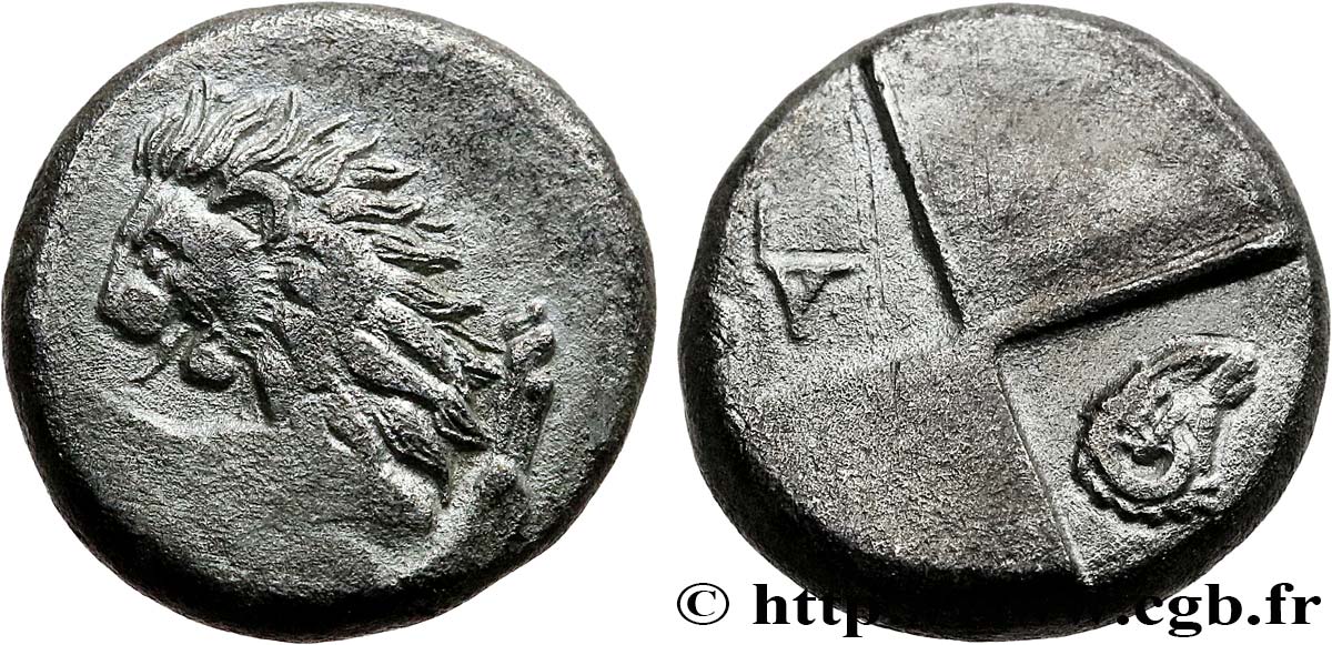 THRACE - CHERCHONÈSE DE THRACE - CHERRONESOS Hemidrachme ou tetrobole TTB+/SUP