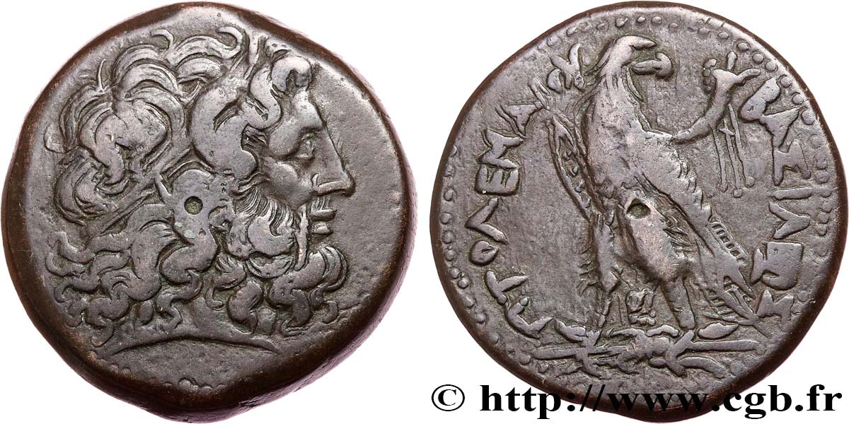 ÉGYPTE - ROYAUME LAGIDE - PTOLÉMÉE III ÉVERGÈTE Tetrobole TTB