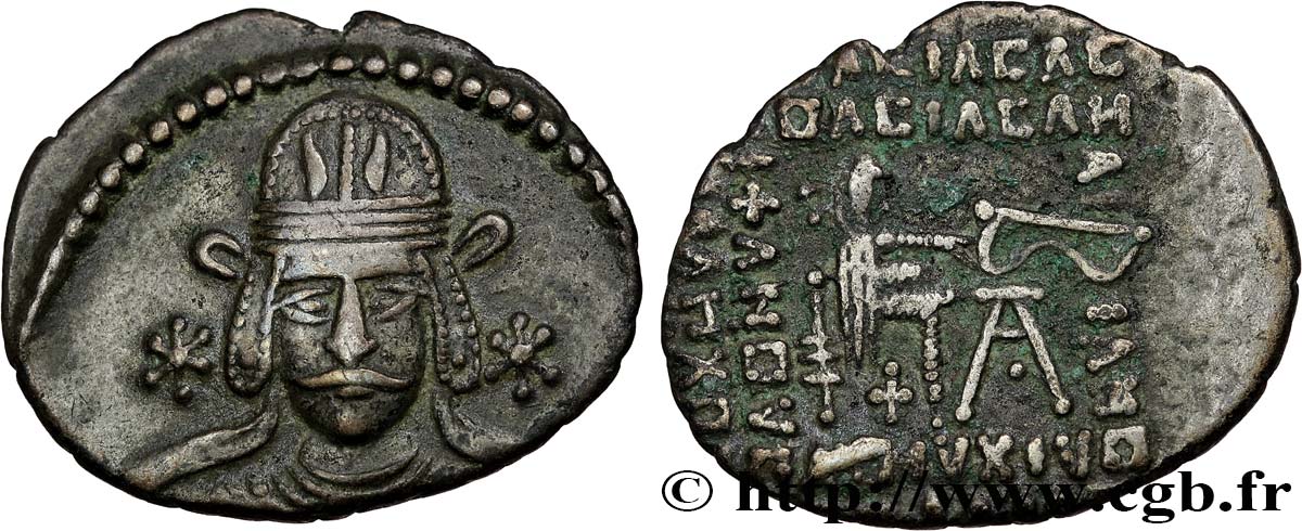 PARTHIE - ROYAUME PARTHE - VONONES II Drachme TTB