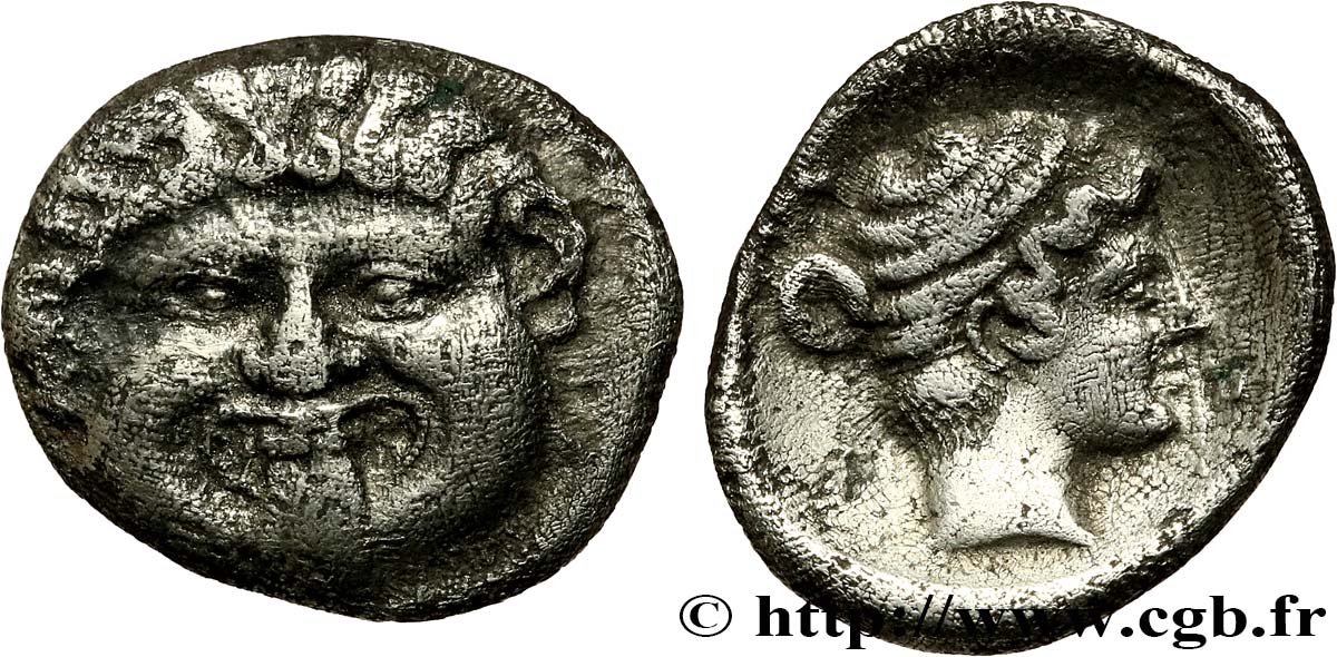 MACÉDOINE - NÉAPOLIS Hemidrachme TTB