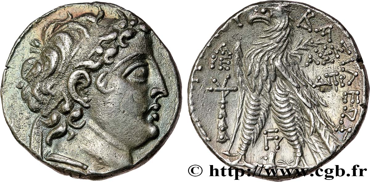 SYRIA - SELEUKID KINGDOM - DEMETRIOS II NICATOR Tétradrachme AU/AU