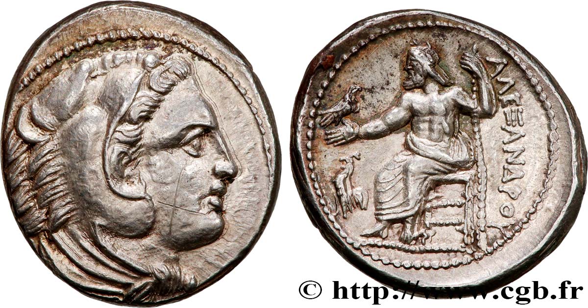 MACÉDOINE - ROYAUME DE MACÉDOINE - ALEXANDRE III LE GRAND Tétradrachme SPL/SUP