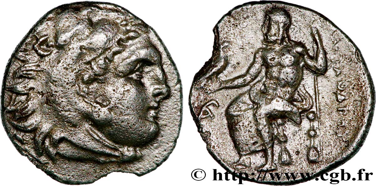 MACEDONIA - KINGDOM OF MACEDONIA - PHILIPP III ARRHIDAEUS Drachme XF