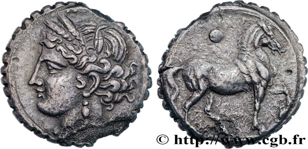 ZEUGITANIA - CARTHAGE Double shekel AU/XF