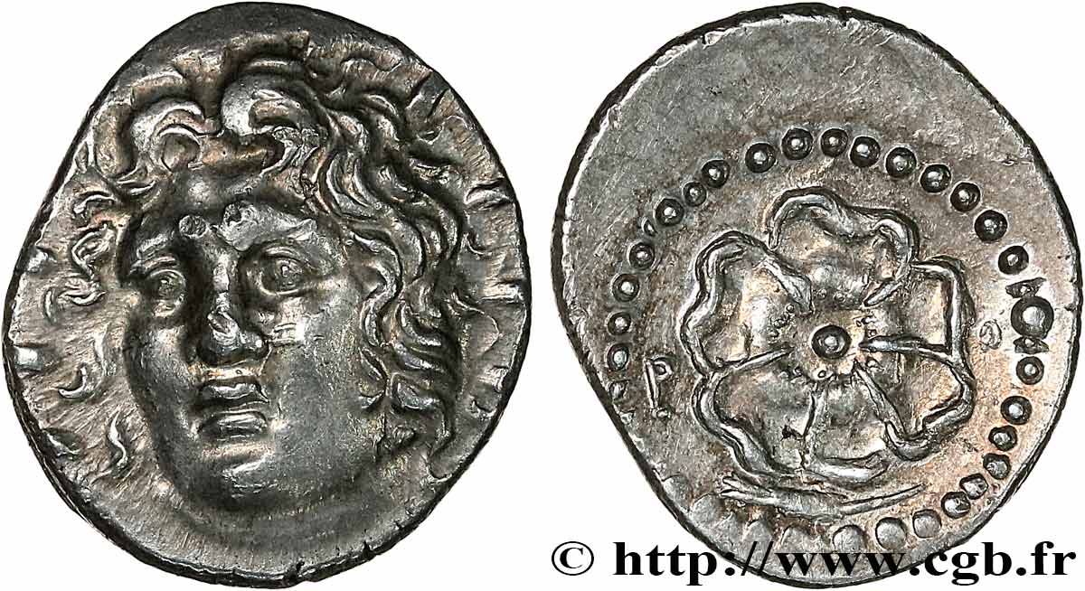 CARIA - CARIAN ISLANDS - RHODOS Drachme MS