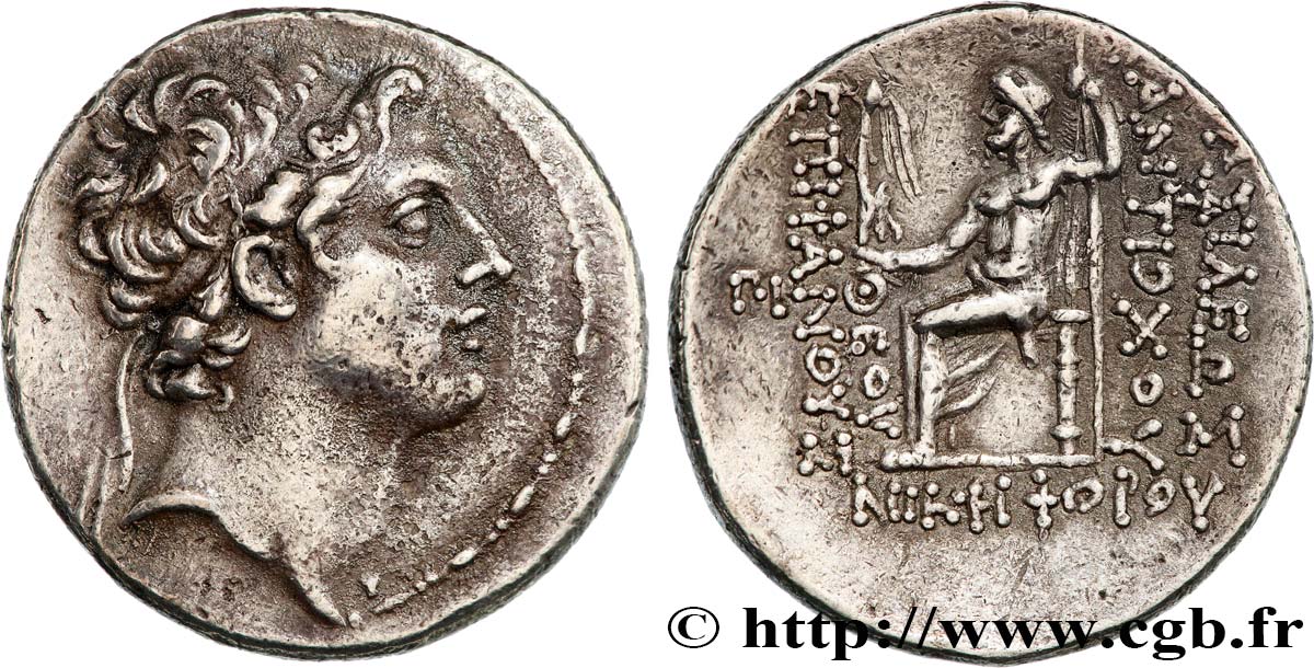 SYRIA - SELEUKID KINGDOM - ANTIOCHOS IV EPIPHANES Tétradrachme AU