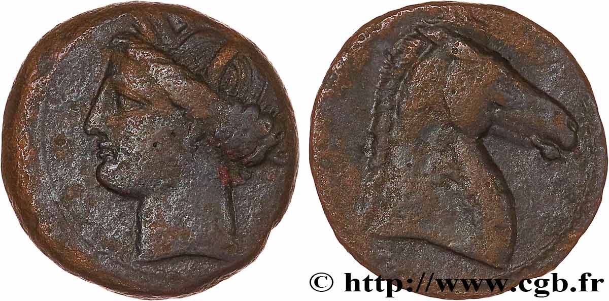 ZEUGITANA - CARTHAGE Shekel XF