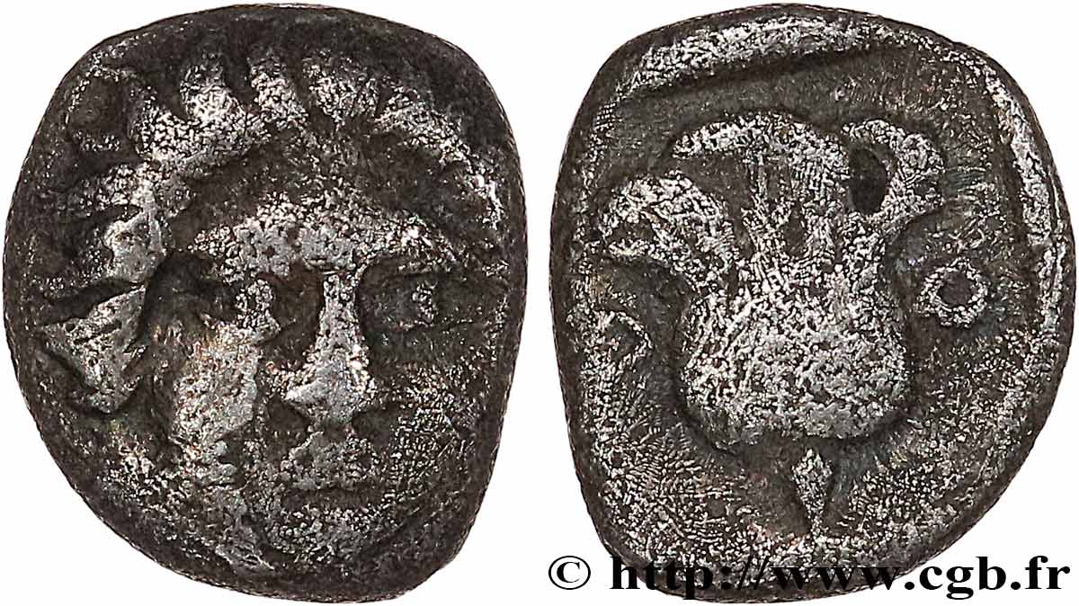 CARIA - ISLAS DE CARIA - RODAS Hemidrachme BC+