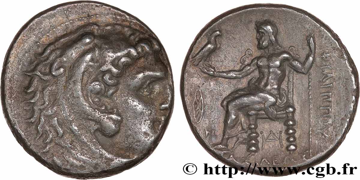 MACEDONIA - MACEDONIAN KINGDOM - PHILIP III ARRHIDAEUS Tétradrachme AU/AU