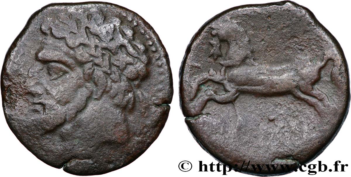 NUMIDIA - KINGDOM OF NUMIDIA - MASSINISSA or MICIPSA Unité VF