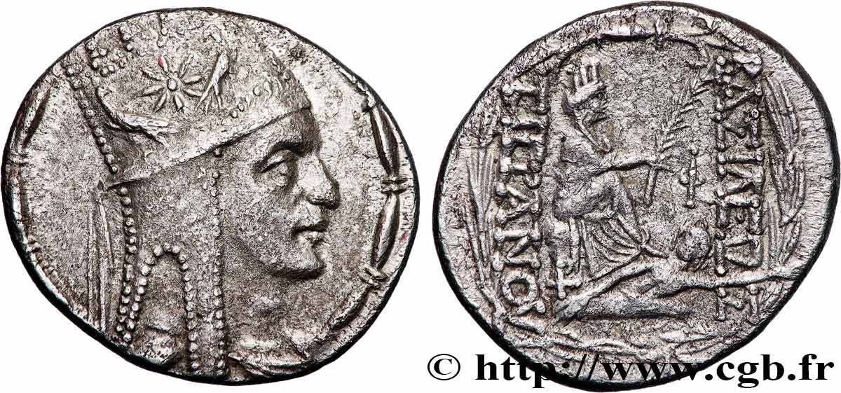 SYRIA - SELEUKID KINGDOM - TIGRANES Tétradrachme AU/XF