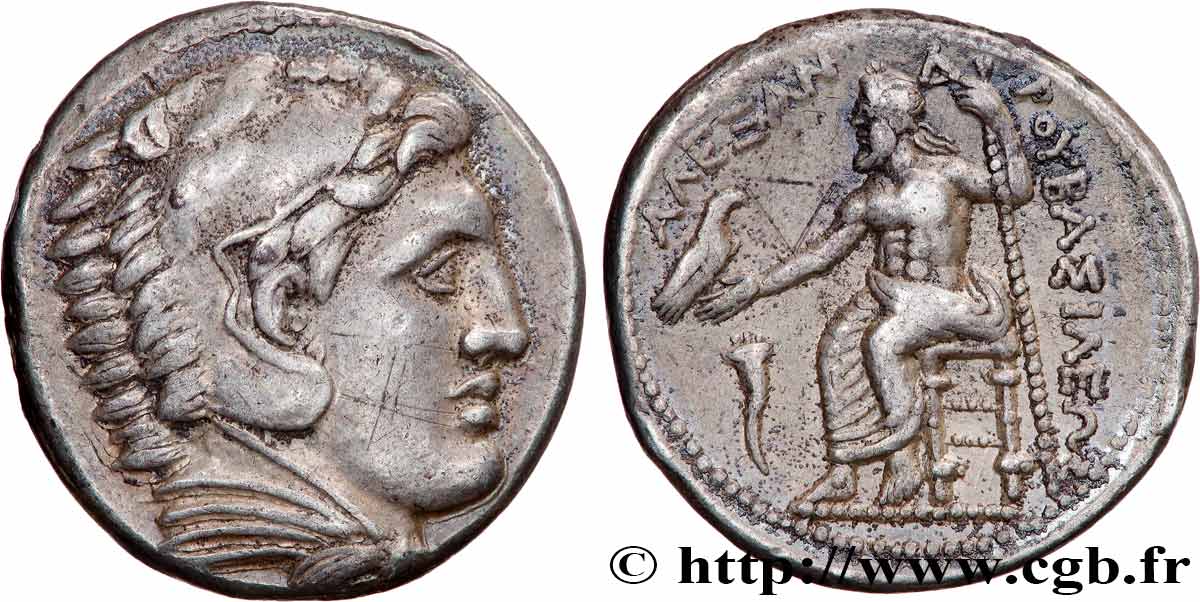 MACEDONIA - MACEDONIAN KINGDOM - ALEXANDER III THE GREAT Tétradrachme AU/AU