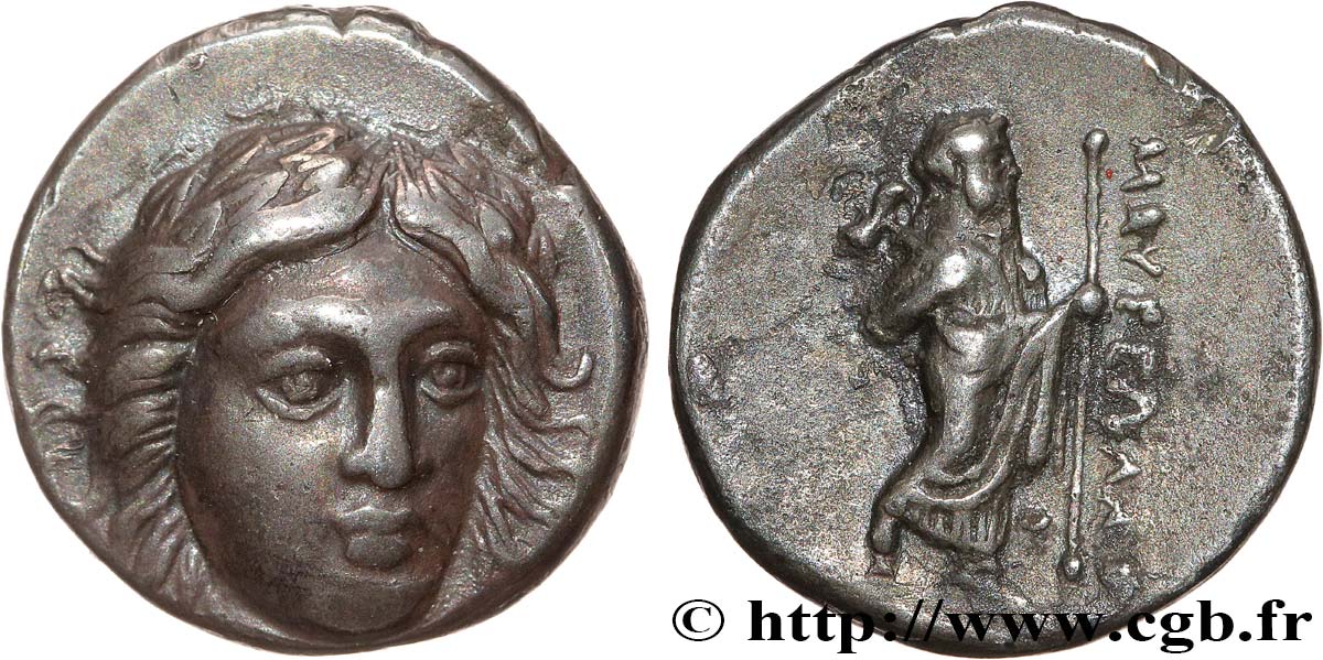 CARIA - DINASTIA DE CARIA - MAUSOLO Drachme SPL/q.SPL