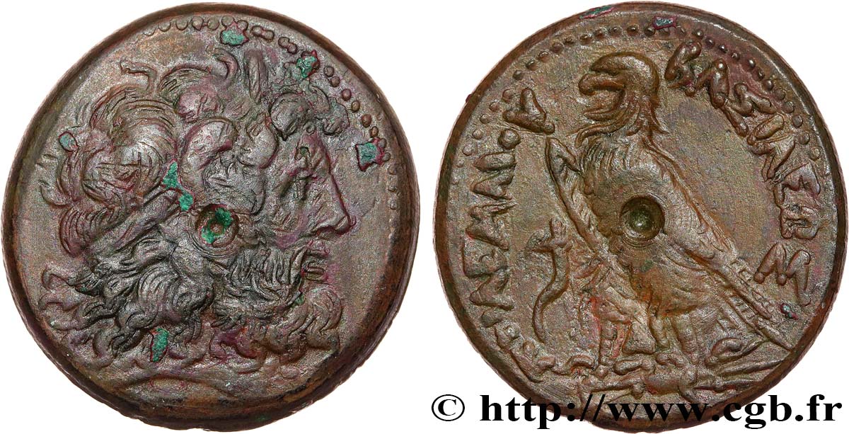 ÉGYPTE - ROYAUME LAGIDE - PTOLÉMÉE IV PHILOPATOR Triobole TTB