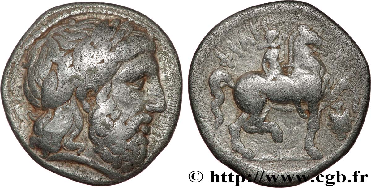 MACEDONIA - MACEDONIAN KINGDOM - PHILIP II Tétradrachme XF