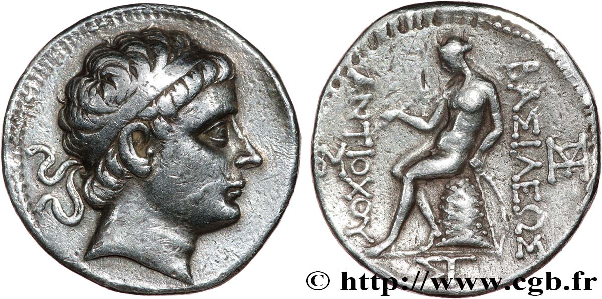 SYRIA - SELEUKID KINGDOM - ANTIOCHUS III THE GREAT Tétradrachme AU/XF