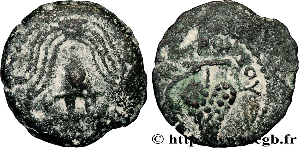 JUDAEA - REINO DE HERODIO - HERODIO ARCHELAUS Prutah BC