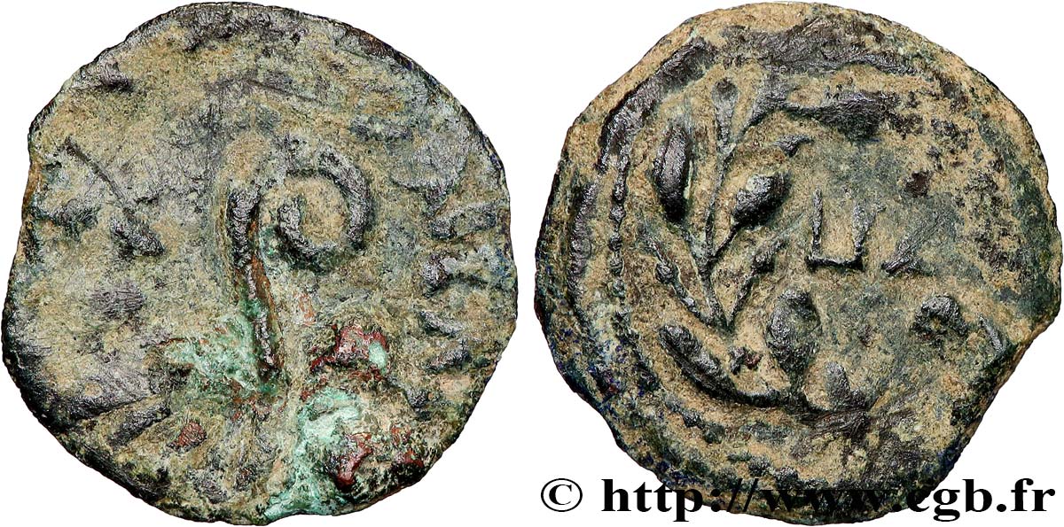 JUDAEA - ROMAN GOVERNORS Prutah VF