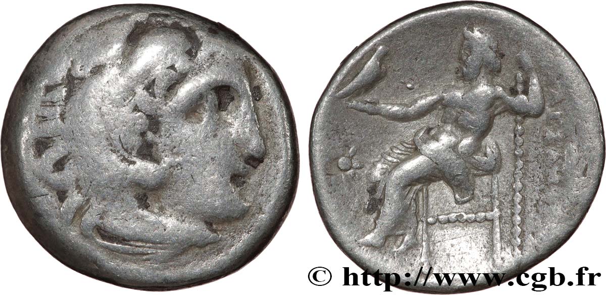 MACEDONIA - KINGDOM OF MACEDONIA - PHILIPP III ARRHIDAEUS Drachme VF
