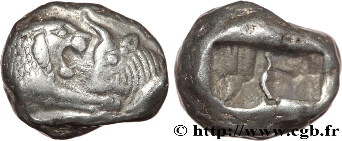 LYDIE - ROYAUME DE LYDIE - CRÉSUS Hemistatère TTB+