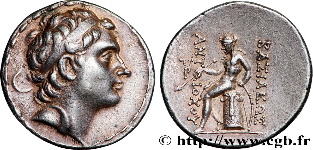 SYRIA - SELEUKID KINGDOM - ANTIOCHUS III THE GREAT Tétradrachme AU