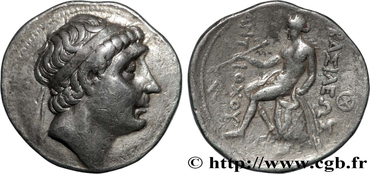 SYRIA - SELEUKID KINGDOM - ANTIOCHUS I SOTER Tétradrachme AU/XF