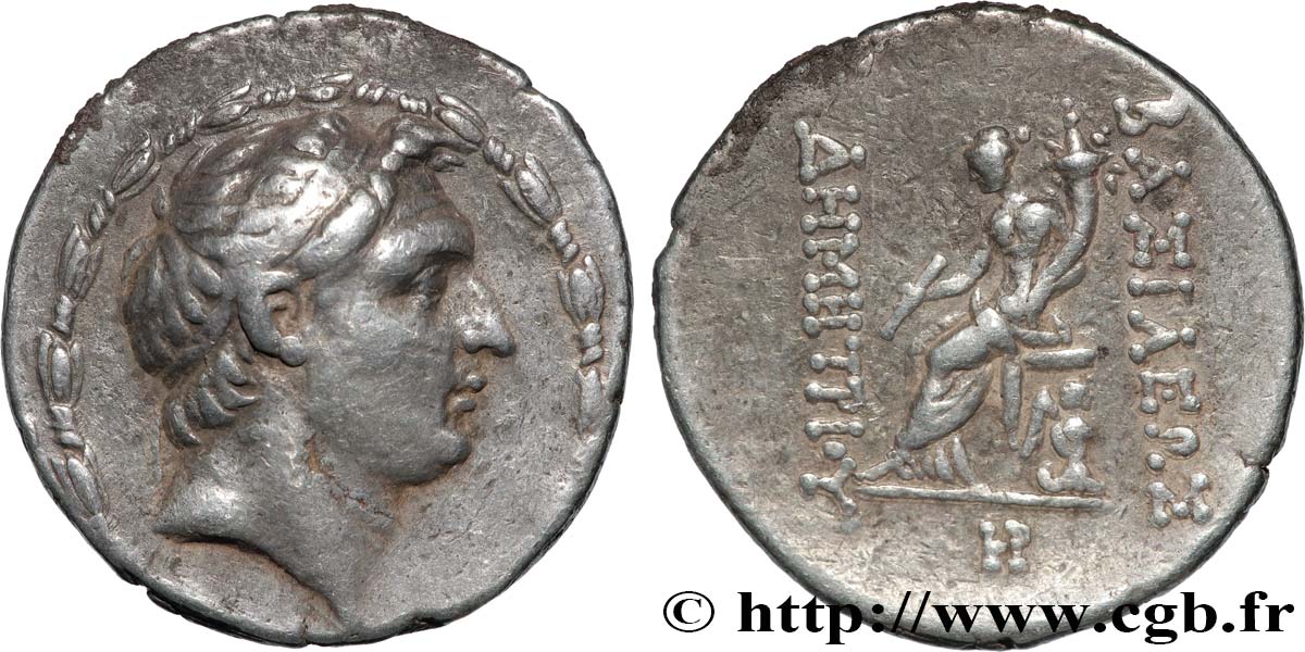 SYRIA - SELEUCID KINGDOM - DEMETRIOS I SOTER Tétradrachme XF