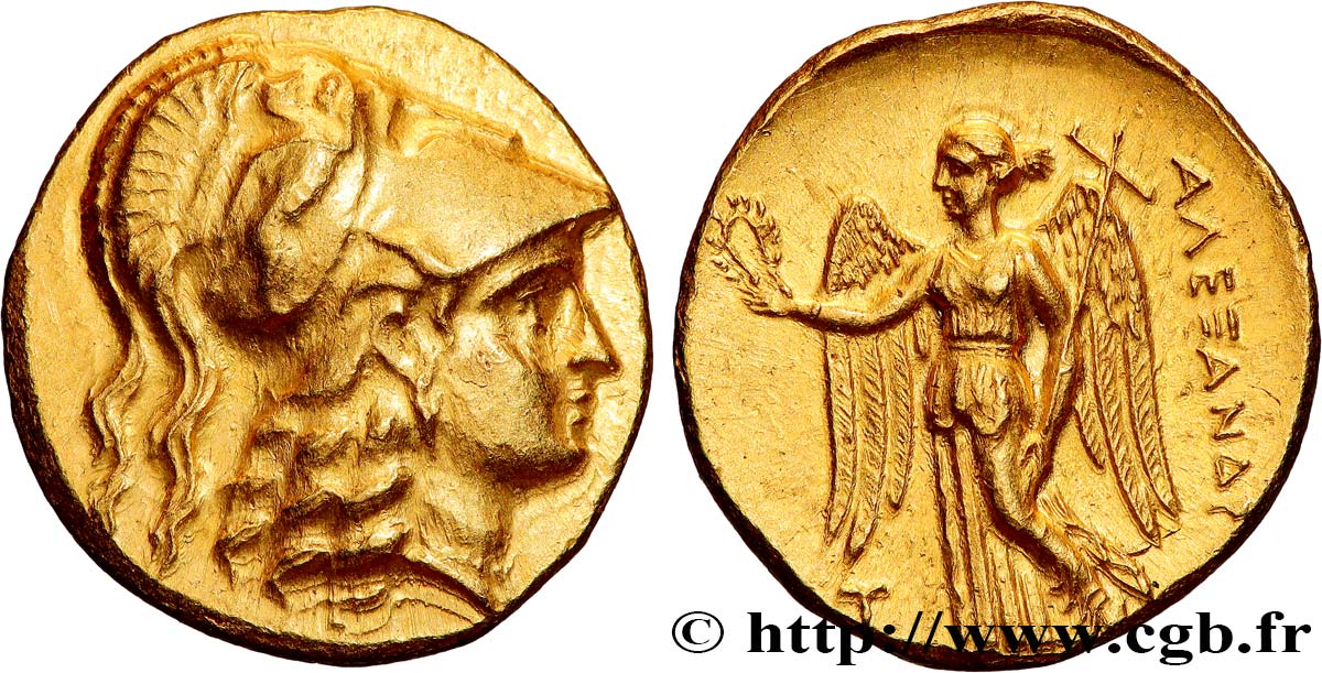 MACEDONIA - MACEDONIAN KINGDOM - ALEXANDER III THE GREAT Statère d or AU/MS