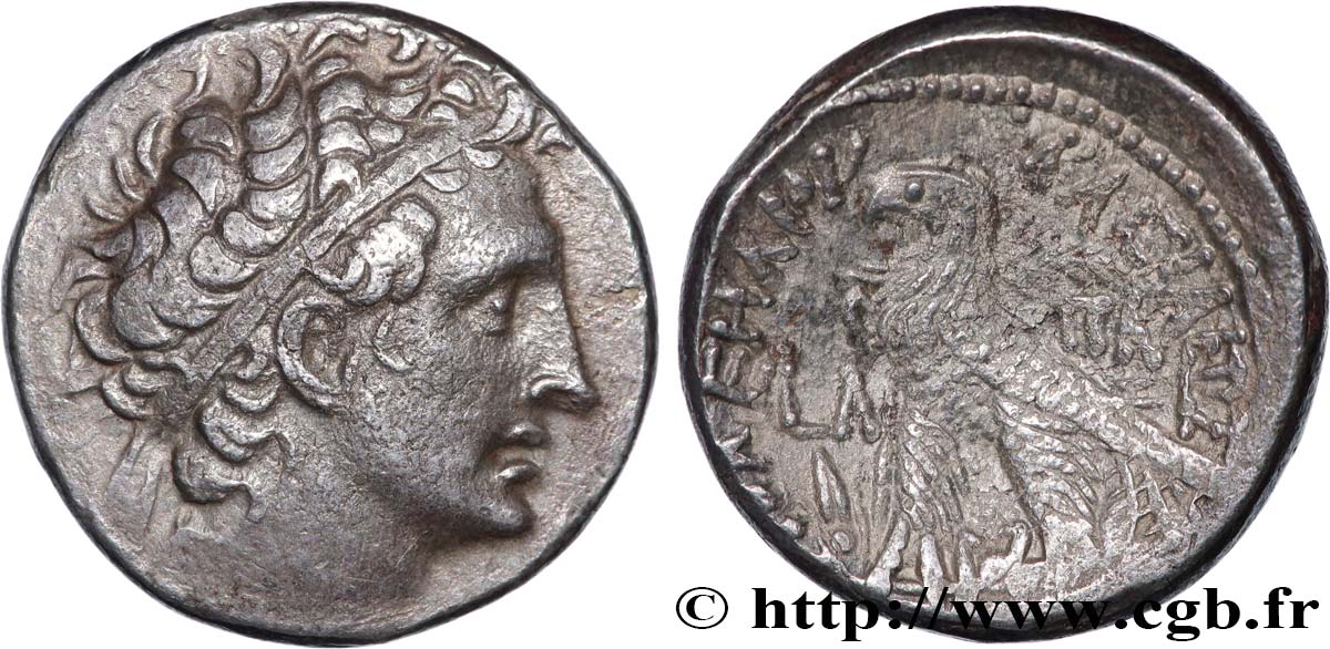 ÉGYPTE - ROYAUME LAGIDE - PTOLÉMÉE XII NEOS DIONYSOS Tétradrachme TTB