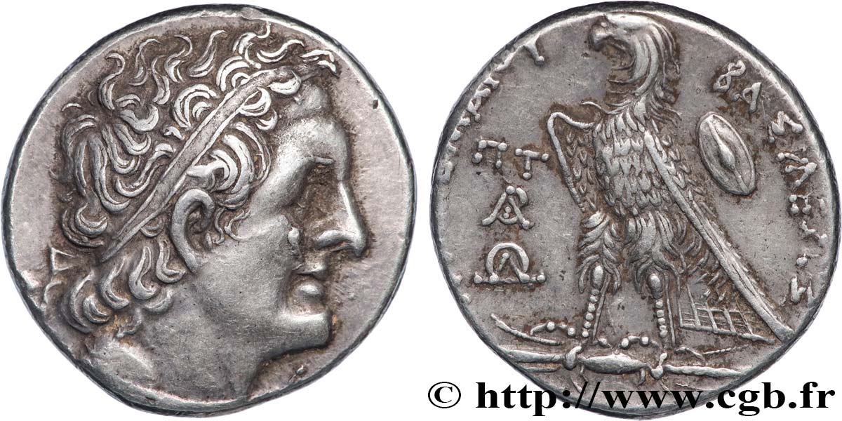 ÉGYPTE - ROYAUME LAGIDE - PTOLÉMÉE II PHILADELPHE Tétradrachme SUP