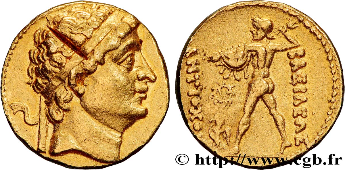 BACTRIA - BACTRIAN KINGDOM - DIODOTOS I AND DIODOTOS II Statère SPL/q.SPL