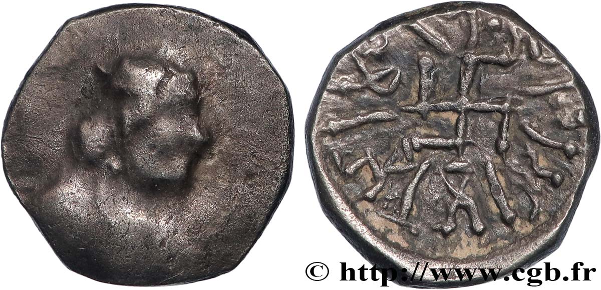 INDIA - PARATARAJA YOLAMIRA Hemidrachme XF/AU