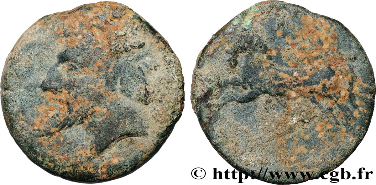 NUMIDIA - KINGDOM OF NUMIDIA - MASSINISSA or MICIPSA Unité VF