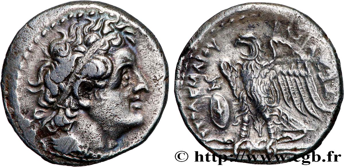 ÄGYPTEN - PTOLEMÄISCHES KÖNIGREICH ÄGYPTEN - PTOLEMAIOS II PHILADELPHOS Drachme fVZ/VZ