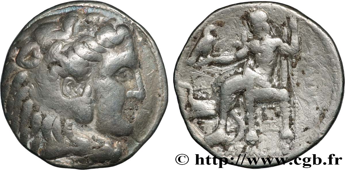 MACEDONIA - KINGDOM OF MACEDONIA - PHILIP III ARRHIDAEUS Tétradrachme XF/VF