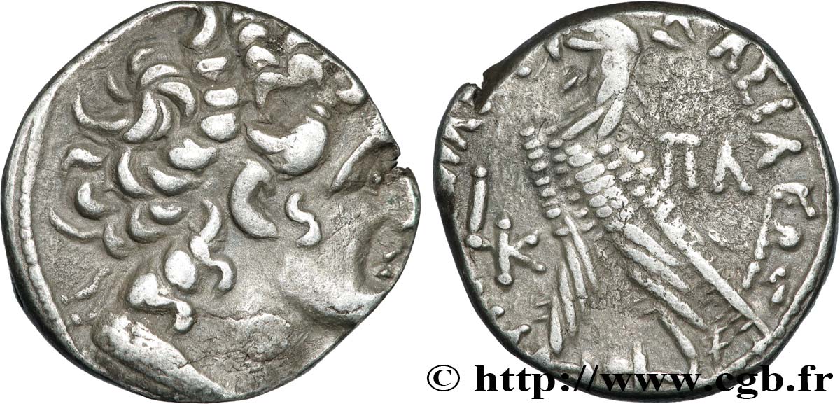 ÄGYPTEN - PTOLEMÄISCHES KÖNIGREICH ÄGYPTEN - PTOLEMAIOS XII NEOS DIONYSOS Tétradrachme SS