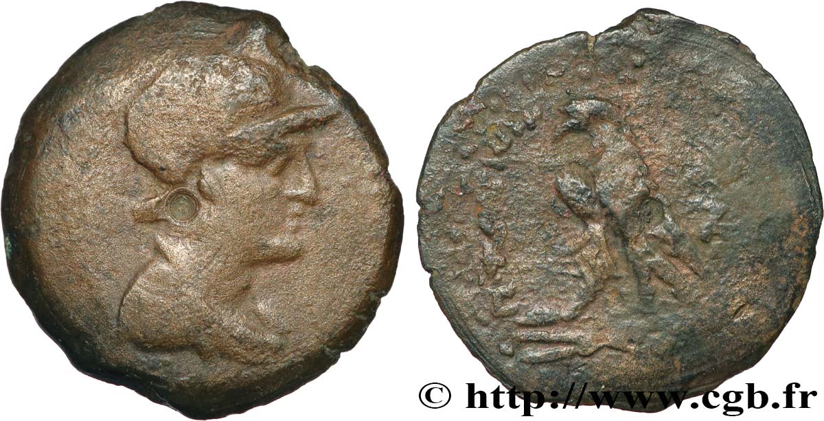 EGYPTUS -PTOLEMAIC KINGDOM - PTOLEMY IV PHILOPATOR Bronze VF