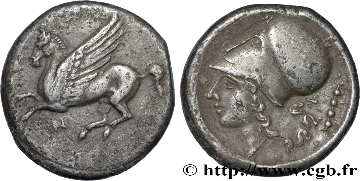 ACARNANIA - ANACTORIUM Statère ou didrachme corinthien SPL/q.SPL