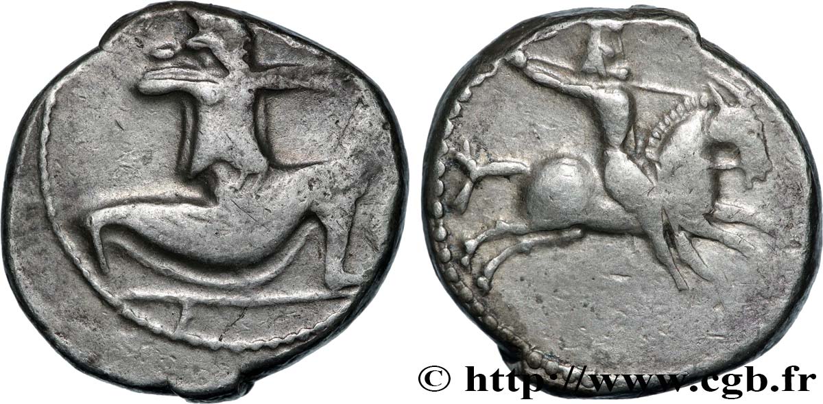 DYNASTS OF CARIA - EVAGORAS II OF SALAMIS Tétradrachme XF