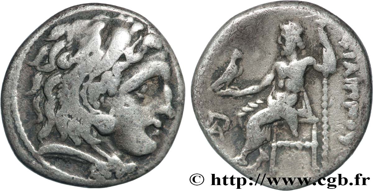 MACEDONIA - MACEDONIAN KINGDOM - PHILIPP III ARRHIDAEUS Drachme XF